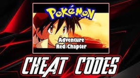 POKEMON ADVENTURES RED CHAPTER CHEAT CODES || Shiny Pokemon , Master Ball , Rare Candies