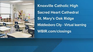 Another round of East TN school closures announced due to illness