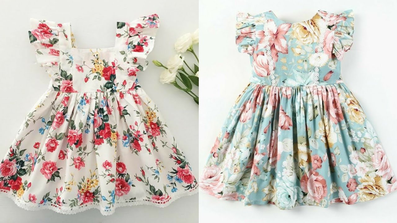 Baby Frocks Designs and jhabla Jhabla Designs//Floral Print Cotton