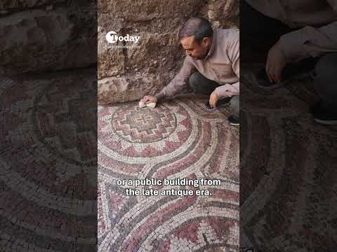 Ancient mosaic found beneath mill in Mardin