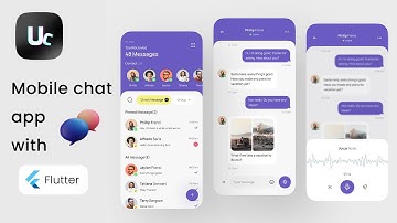 Chat app UI design with Flutter | part 1 Chat List Screen