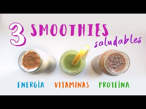 3 Batidos Saludables: Dosis de Hierro, Calcio, Omega 3 +++Energía💪