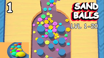 Sand Balls / LVL 1 - 20 / Game Walkthrough / Let