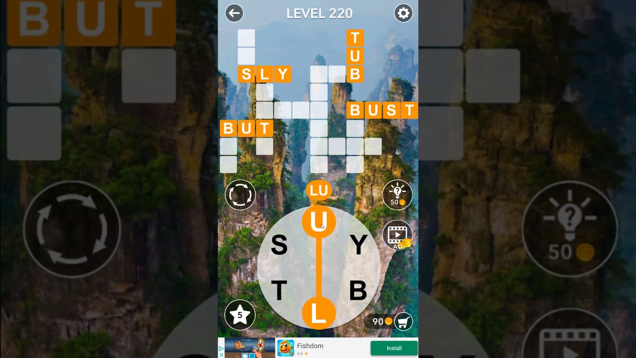 Word Crossword Search level 220