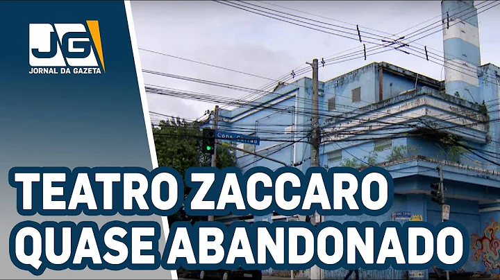 O histrico teatro Zaccaro est quase abandonado