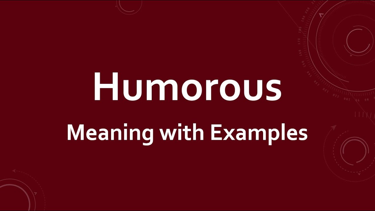 what is the meaning of humorous essay