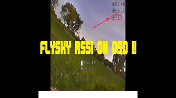 flysky rssi | finally I set it up!
