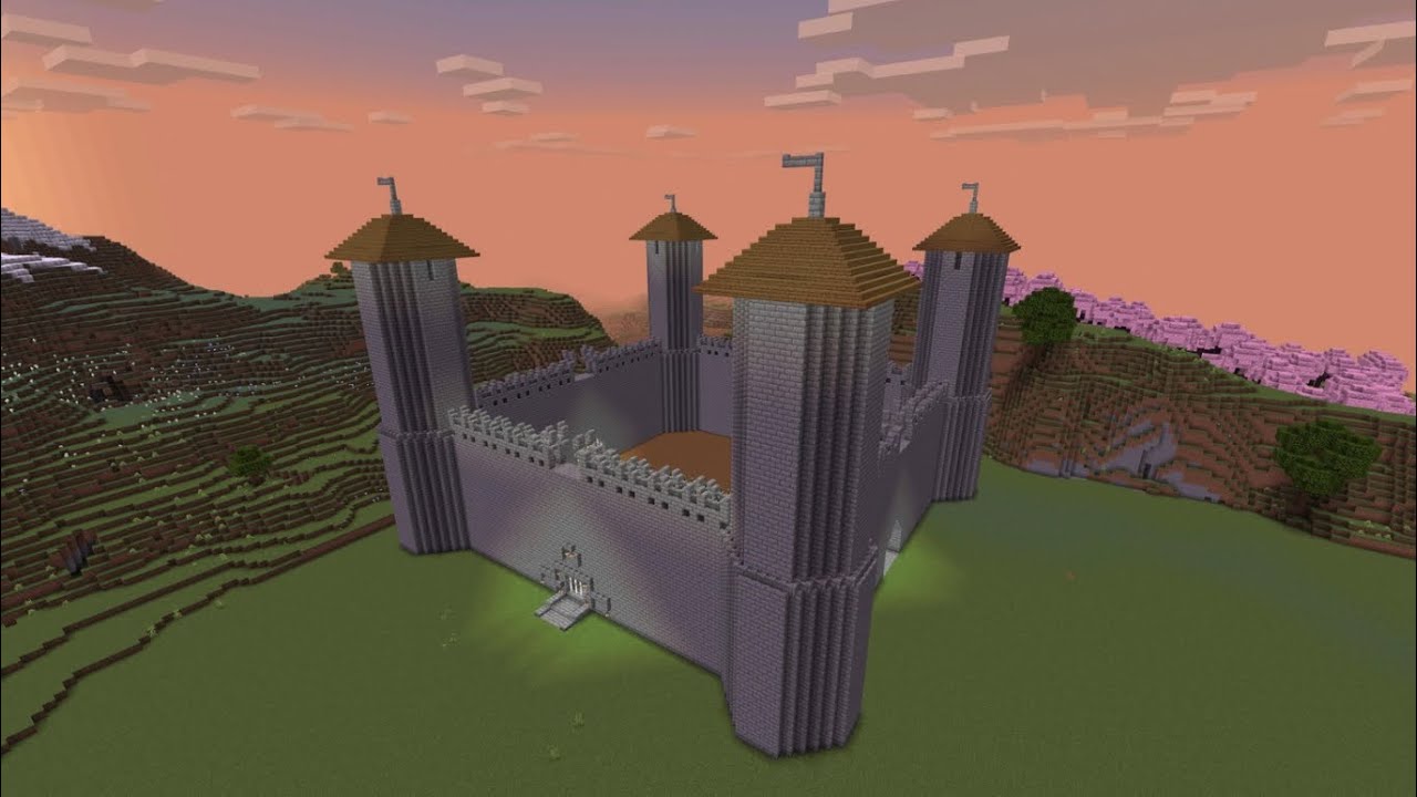 Minecraft Castle Tutorial - YouTube