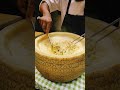 Spaghetti Carbonara with Aguardente in a block of Cheese - Il Basílico, Porto