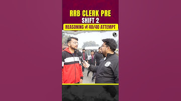 RRB CLERK PRE 2025 🔥 REASONING में 40/40 ATTEMPT 😱 #rrbclerk2025 #examanalysis #pw #bankingwallah