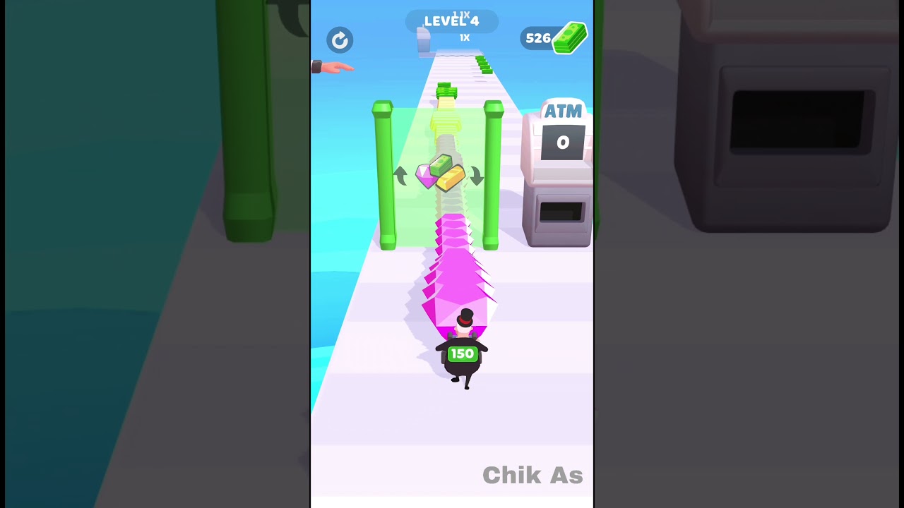 ATM Rush 👸🤑👗 NEW UPDATE!! All Levels Gameplay Android,ios Level 4