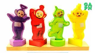 Teletubbies Huevos Sorpresa con juguetes | Aprender colores con Kinder Maxi Para niños Compilacion