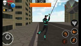 Green Rope Hero Crime City Games Gangstar Crime | Android | Gameplay screenshot 1
