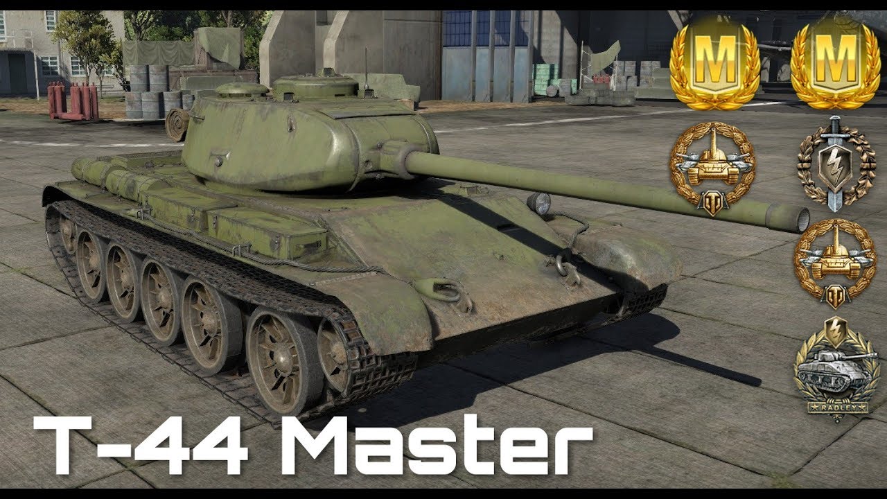 탱크보이 알코올 [Wot Blitz] T-44 Master (Two back to back Master)