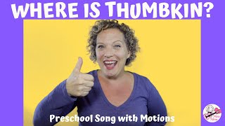 Where Is Thumbkin? Preschool Song With Motions Miss Nina Childrens Music And Movement