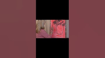 An Easy Way to Sketch a Wine Bottle  #paintingtechniques #acrylicpaintingtips