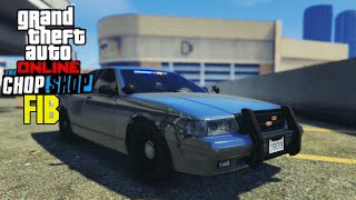 Тюнинг машины  Cruiser Без маркировки  в Ford FBI в GTA ONLINE the Chop shop