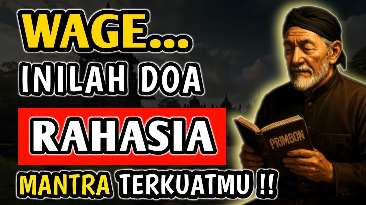 Mantra Sakti Weton Wage Rahasia Batin yang Jarang Dibuka!
