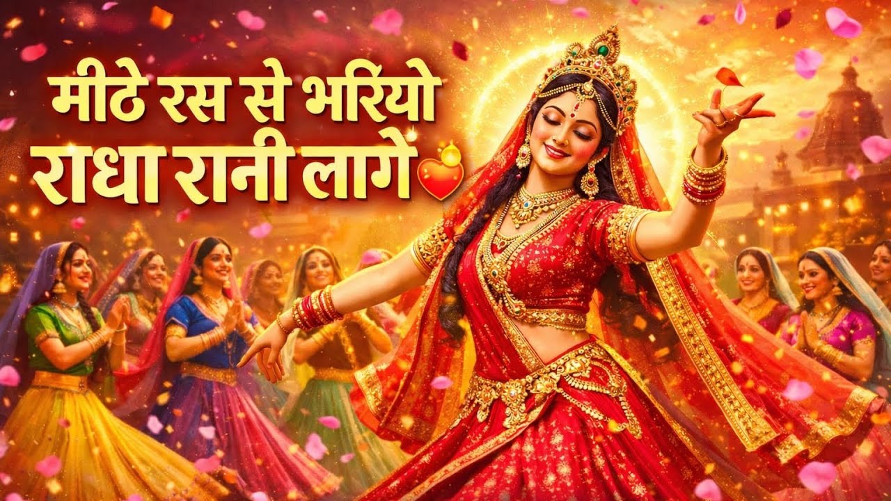 मीठे रस से भरियो राधा रानी लागे | Ras Mein Jhumi Gopiyan | Radha Krishna Bhajan 2026 | Bhakti Song