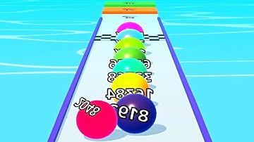 Ball Run Infinity Number Up To (128M, 256M, 512M, 1024M) ! All Levels Gameplay Part 265 android, ios