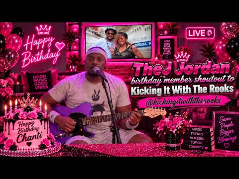TheJ Jordan birthday member shoutout to Kicking It With The Rooks @kickingitwiththerooks #youtube