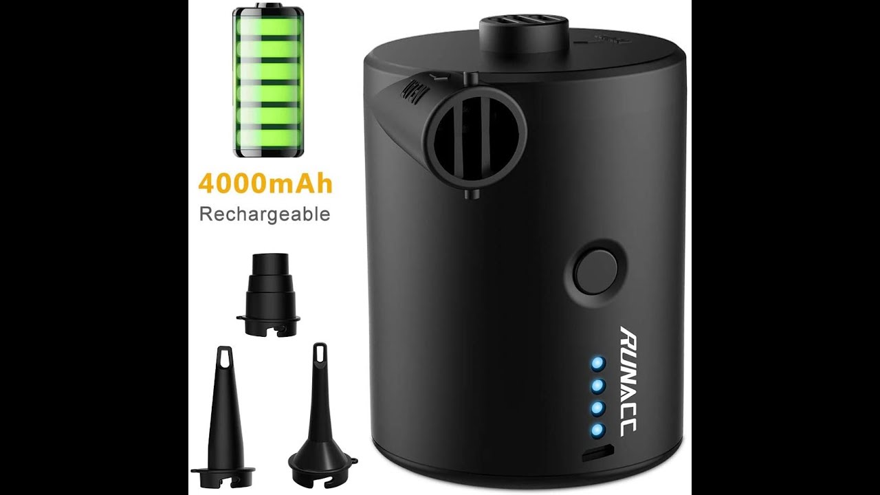 The Most Powerfull Electric Air Pump Rechargeable Battery Quick Fill