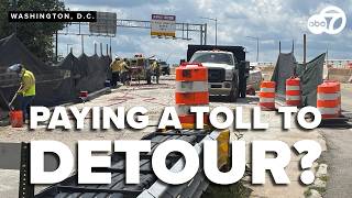 Major I-395 bridge work disrupts Express Lanes between Virginia, DC