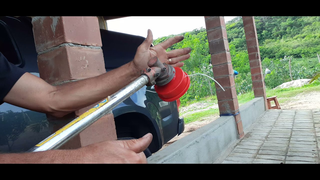 COMO COLOCAR O CARRETEL DE NYLON NA ROÇADEIRA-