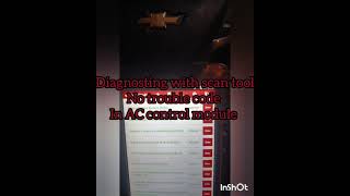 Chevrolet Malibu 2020 AC control panel not working.. Panel Buttons no illuminations