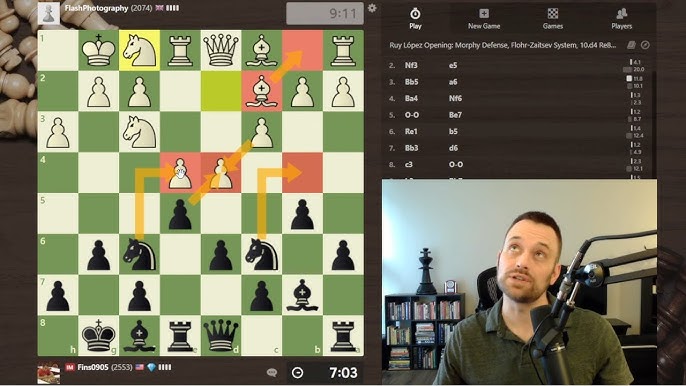 Chess openings - Ruy Lopez open varaiant — svarogbg on Scorum