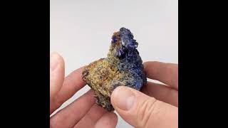 Vidéo: Azurite, Touissit, Maroc, 164 grammes