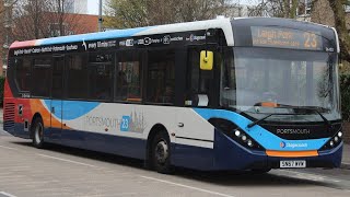 Stagecoach Enviro 200 MMC Bus Ride from Donaldson Road to North End Junction Route 23