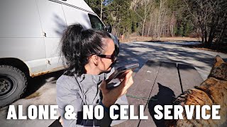SHE SAID SHE WAS HOMELESS | Alone at campground with no cell service