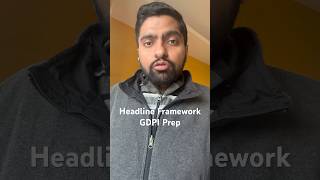 Headline framework for MBA interviews - GDPI Prep