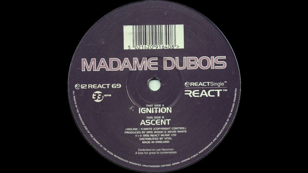 Madame Dubois – Ignition (Techno 1995) auf YouTube ansehen Madame Dubois – Ignition (Techno 1995) auf YouTube ansehen