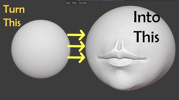 Lips Sculpting [ Blender ] [Timelapse]