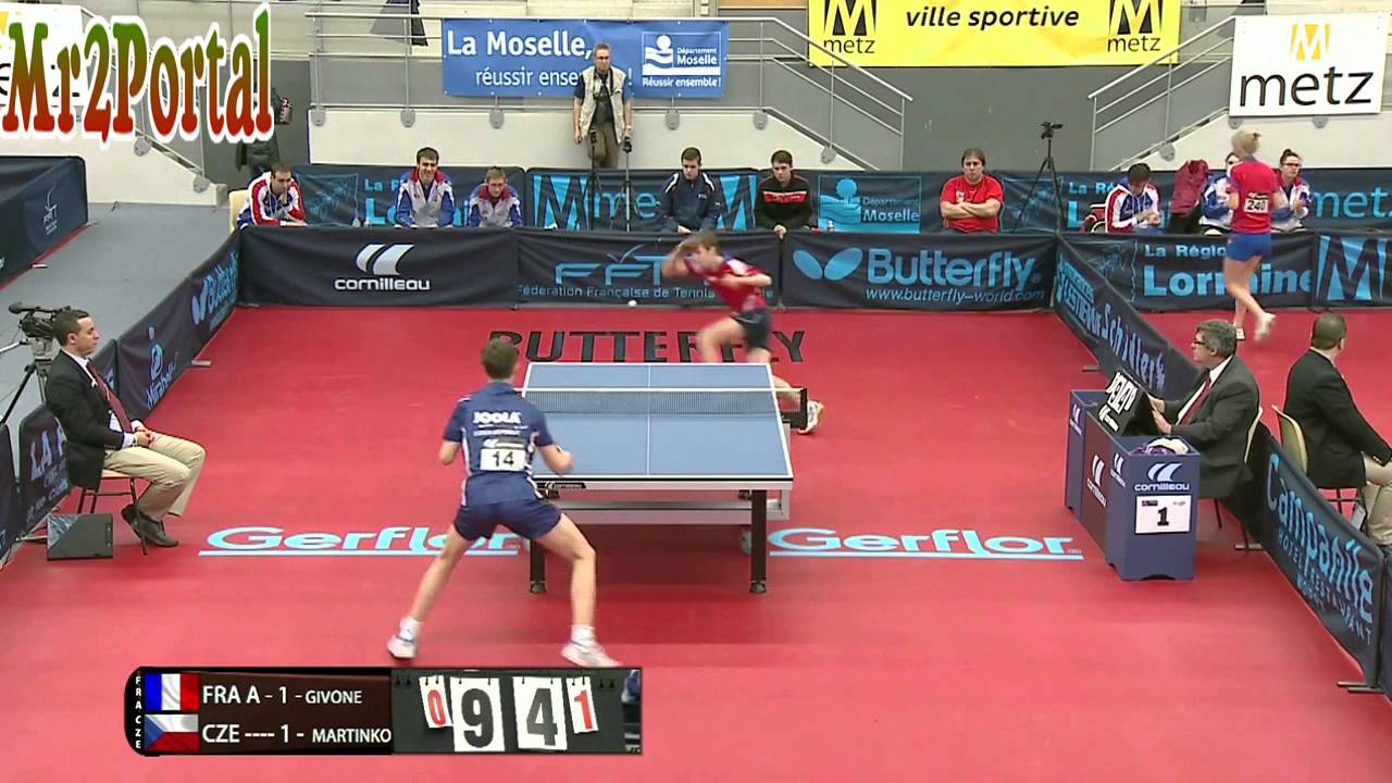 Table Tennis Best Of France Youth Open 2016 Part 2 YouTube
