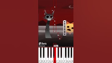 Scary Scanner: Wenda and Gray | Incredibox Sprunki (@fash) - Octave Piano Tutorial