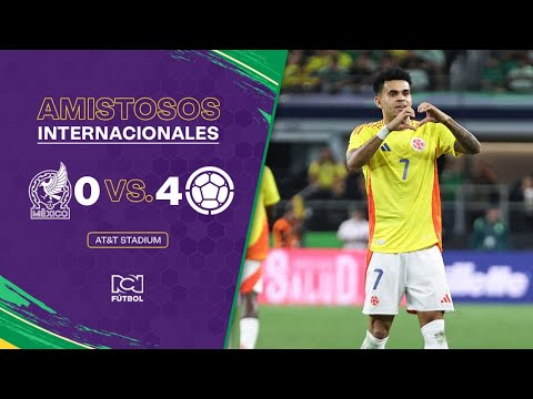 Resumen: México (0) vs. Colombia (4) | Amistoso