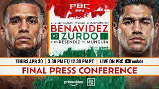Benavidez vs. Zurdo FINAL PRESS CONFERENCE LIVE STREAM