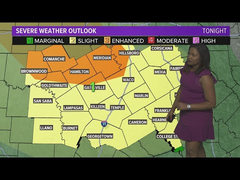 Central Texas Forecast | Cooler temperatures on the 1st day of summer ...