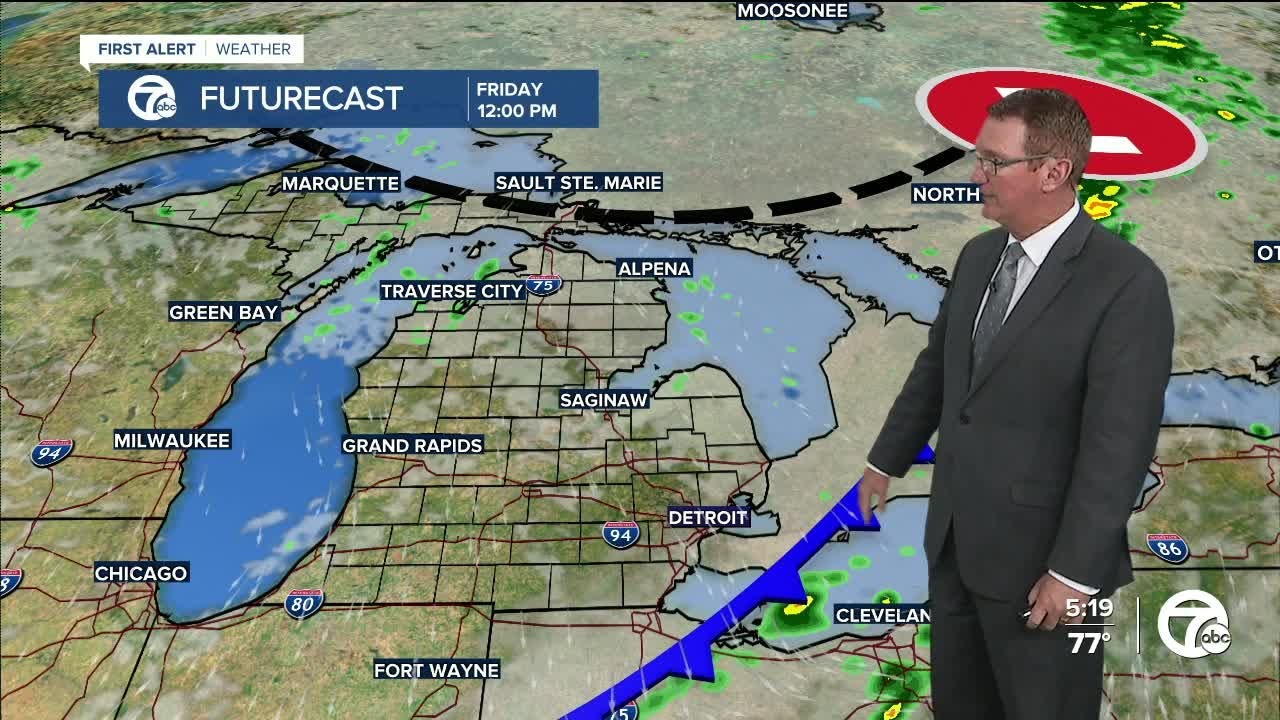 Warmer tomorrow, some rain Friday - YouTube