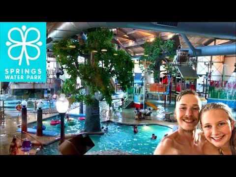 Indoor Water Park Fun at the Springs Water Park in Wisconsin! | Full Experience, Slide POVs and More