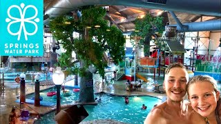 Indoor Water Park Fun at the Springs Water Park in Wisconsin! | Full Experience, Slide POVs and More