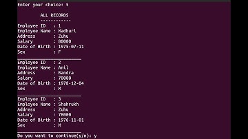 Python with MySQL CRUD operations