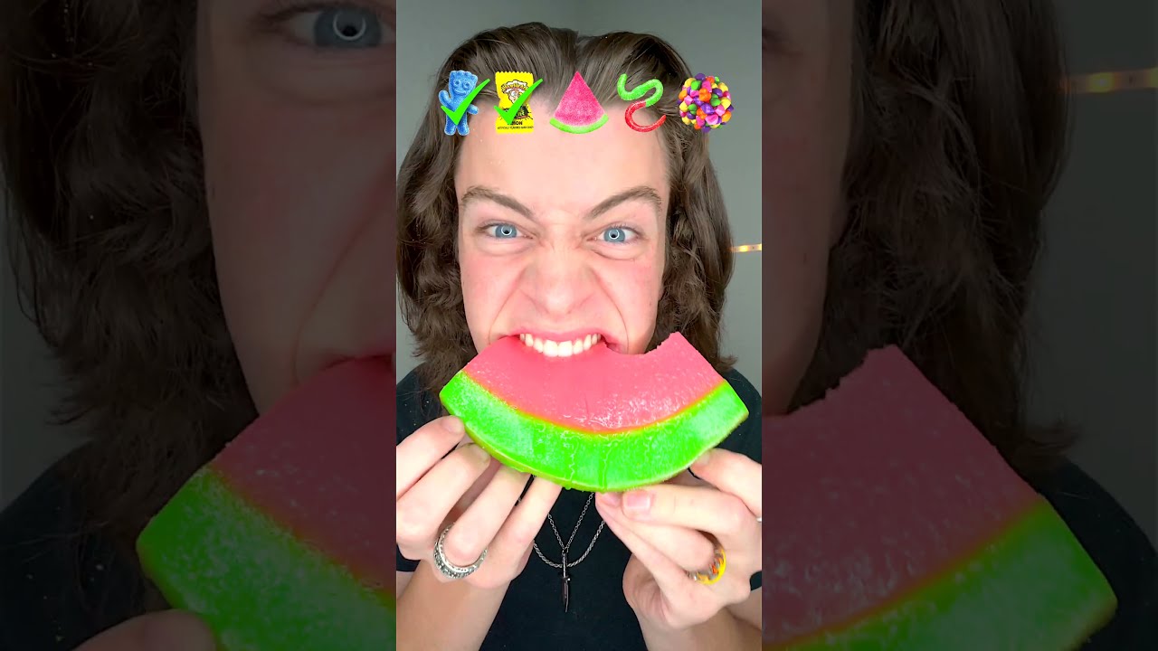 Giant Sour Candy ASMR 