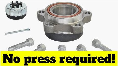 Transit MK7 wheel bearing replacement. No press needed!