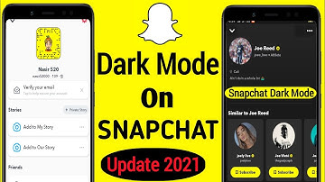 How To Get Snapchat Dark Mode (iPhone & Android Update 2021) || How to enable dark mode on Snapchat