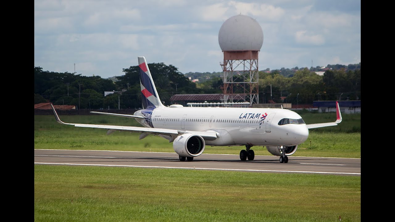 Decolagem do Airbus A321-271NX PS-LBI LATAM Airlines Brasil