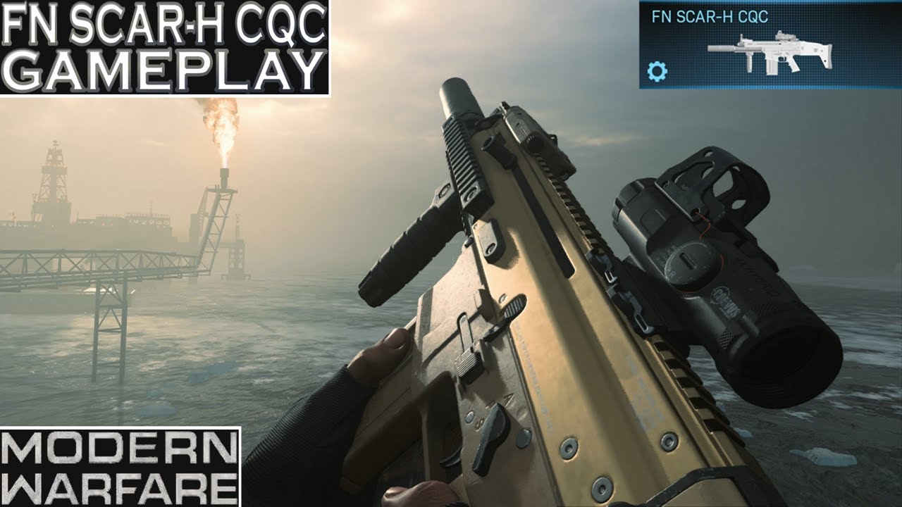 Modern Warfare FN SCAR H CQC FN Scar  Gameplay